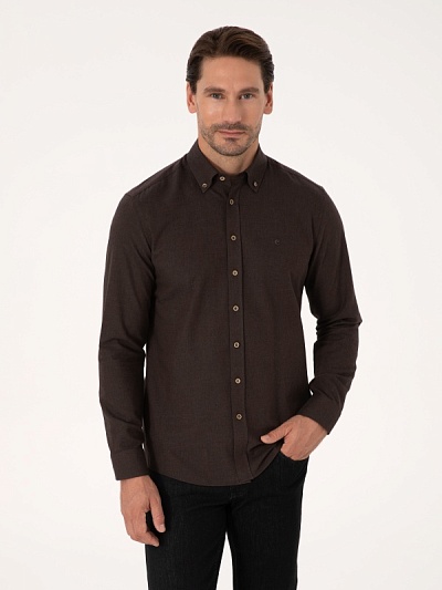 Рубашка повседневная прямого кроя - G051SZ0040NEW_ANGOLA Сорочка муж. (VR084, L)