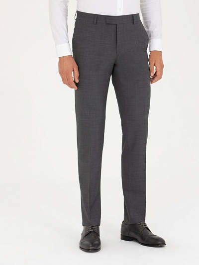 Брюки классические из смесовой шерсти зауженные - G051SZ0030THEO/P_Y23 Брюки муж. (VR058, 54, 6)