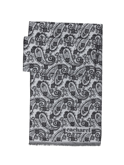 Шарф из вискозы с узором пейсли - A051SZ0DHATKSK23-VIS8 Шарф муж. (001)