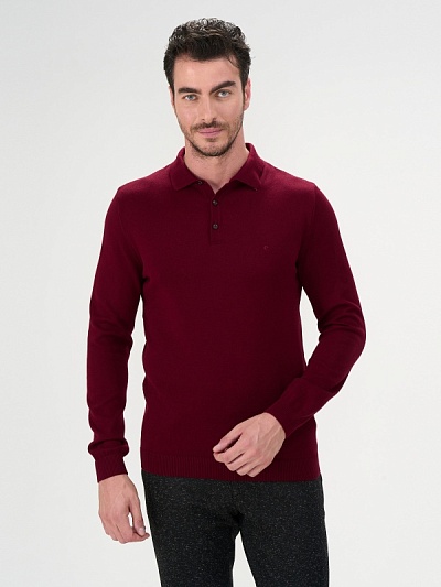 Поло с длинным рукавом из хлопка - G051GL0TK0LEOP Кофта муж. (VR014, S)