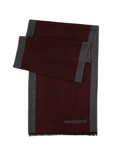 Шарф из вискозы с контрастной окантовкой - A051SZ0DHATKSK24_VIS1 Шарф муж. (900)