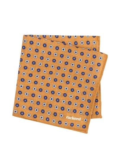 Платок нагрудный льняной с узором - A051SZ0900IY24_KTN3 Платок муж. (591)