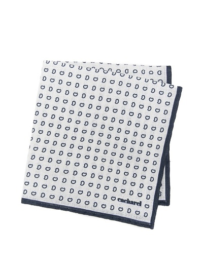 Платок нагрудный льняной с узором - A051SZ090KTNIY23-KTN5 Платок муж. (200)