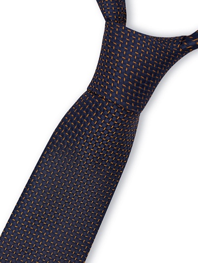 Галстук жаккардовый с геометрическим узором - A051SZ090MICSK023-MICKRVT11 Галстук муж. (571)