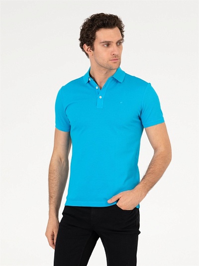 Футболка-поло из ткани пике - G051SZ0110CT Футболка муж. (VR093, 2XL)