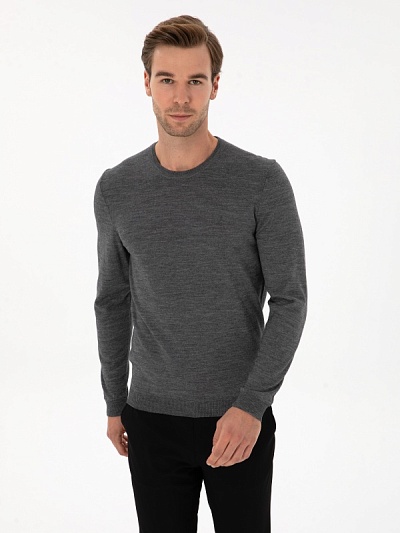 Джемпер с добавлением шерсти - G051SZ0TK0ELO_25K Кофта муж. (VR058, XL)