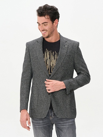 Пиджак однобортный текстурированный - G051SZ0020PAGADU Пиджак муж. (VR046, 48, 6)