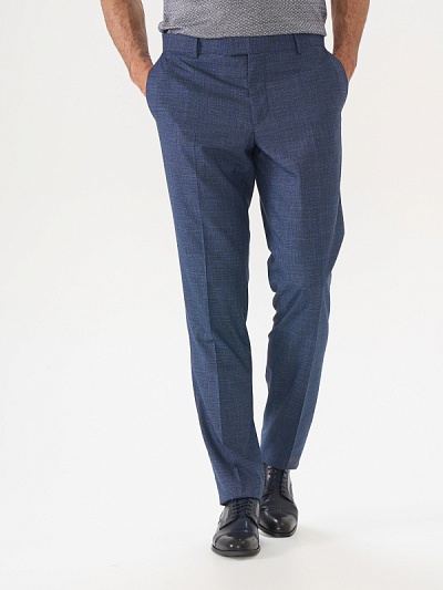 Брюки классические из шерсти зауженные - G051SZ0030THELON/P Брюки муж. (VR059, 56, 6)