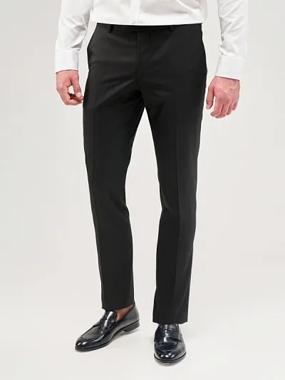 Брюки классические из шерсти зауженные - G051SZ0030SEBBIE_P Брюки муж. (VR046, 48, 6)