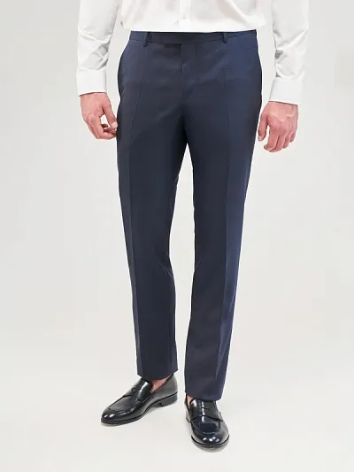 Брюки классические из шерсти зауженные - G051SZ0030OLIVER_P_25Y Брюки муж. (VR033, 46, 6)