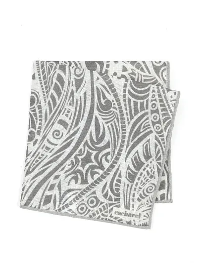 Платок нагрудный из льна с узором - A051SZ0900IY24_KTN2 Платок муж. (100)