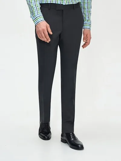 Брюки классические из шерсти зауженные - G051SZ0030SEBBIE/P Брюки муж. (VR006, 56, 6)