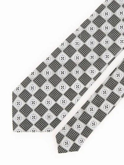 Галстук жаккардовый с узором - A051SZ0900IYEK11-P Галстук муж. (100)