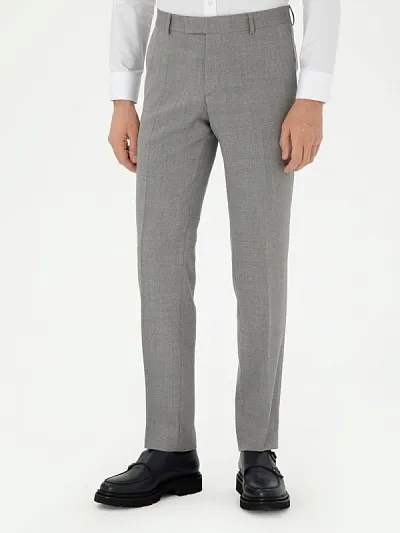 Брюки классические из шерсти зауженные - G051SZ0030SARE_P_25Y Брюки муж. (VR024, 48, 6)