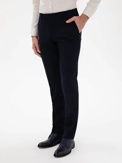 Брюки классические из шерсти зауженные - G051SZ0030SARE_LYC_P_25Y Брюки муж. (VR033, 56, 6)