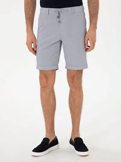 Бермуды в полоску на кулиске - G051SZ0310PAUL_B Бермуды муж. (VR003, 30)