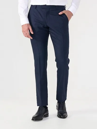 Брюки классические из шерсти зауженные - G051SZ0030OLIVER/P Брюки муж. (VR033, 46, 6)