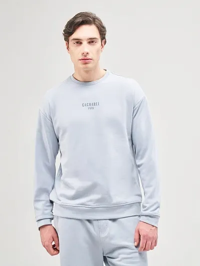 Свитшот с надписью - G051SZ0820PURETWO Толстовка муж. (VR024, L)