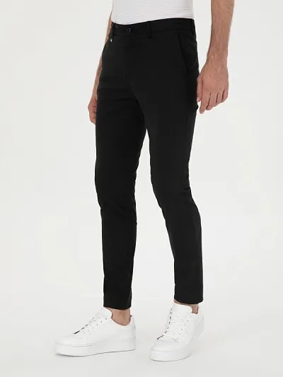 Брюки из смесового хлопка зауженные - G051SZ0780MAX24Y Брюки муж. (VR046, 33, 32)