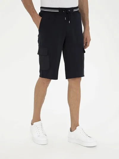 Шорты спортивные с боковым накладным карманом - G051SZ0OS0PONZA Брюки спорт. муж. (VR033, L)