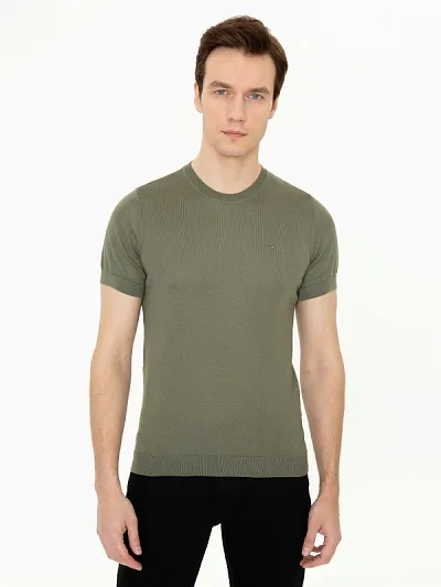Футболка трикотажная базовая - G051SZ0TK0JUIN Кофта муж. (VR027, M)