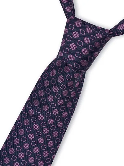 Галстук жаккардовый с геометрическим узором - A051SZ090MICSK023-MICKRVT5 Галстук муж. (370)