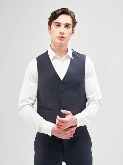 Жилет классический из шерсти - G051SZ0100NEW_THEO_Y Жилет муж. (VR033, 52)