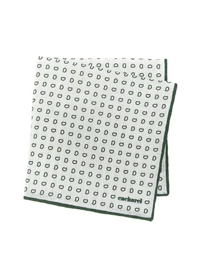 Платок нагрудный из льна с узором - A051SZ090KTNIY23-KTN5 Платок муж. (700)