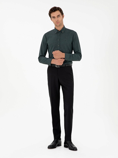 Брюки классические шерстяные зауженные - G051SZ0030NEW THEO/P Брюки муж. (VR046, 50, 6)