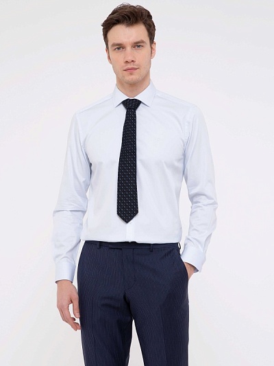 Рубашка классическая из хлопка приталенная - G051SZ0040GOSHAİ REG Сорочка муж. (VR003, 39)