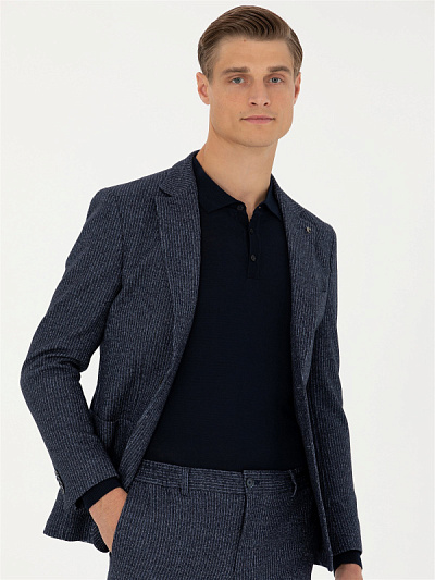 Пиджак классический с добавлением шерсти и кашемира - G051SZ0020SIED/C Пиджак муж. (VR033, 46, 6)