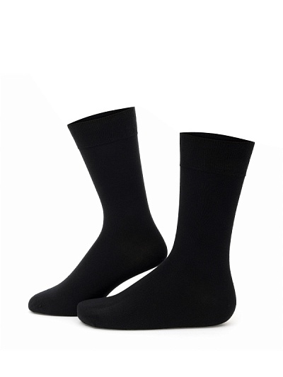 Носки высокие из модала с добавлением шелка - A051SZ013SKTSK023-BSCIPK Носки муж. (001, 40-44)