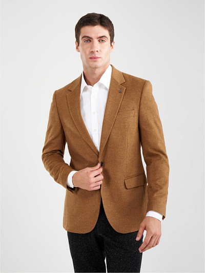 Пиджак классический кашемировый - G051SZ0020 HASSELT Пиджак муж. (VR015, 46, 6)