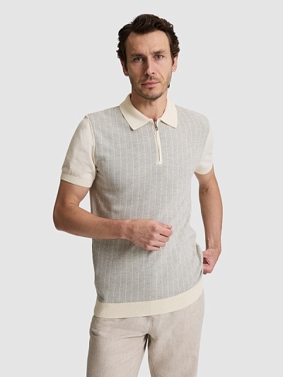 Джемпер-поло с коротким рукавом из хлопка - G051SZ0TK0ROTH Кофта муж. (VR001, 2XL)