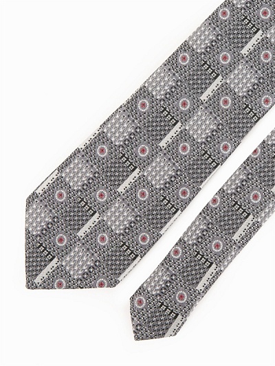 Галстук жаккрадовый в клетку - A051SZ0900IYEK9-CO Галстук муж. (100)