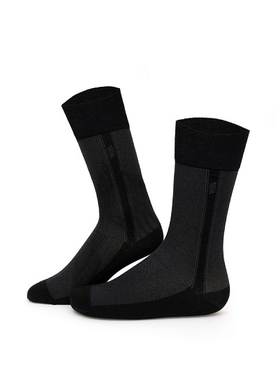Носки из вискозы высокие - A051SZ013SKTIY024_DSNBAMTIRE Носки муж. (001, 40-44)