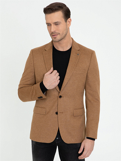 Пиджак классический кашемировый - G051SZ0020HASSELT Пиджак муж. (VR015, 46, 6)