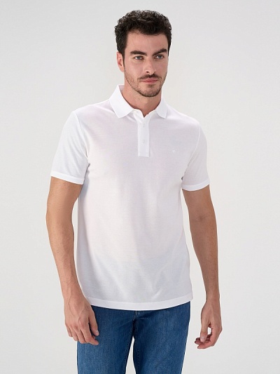 Футболка-поло из ткани пике - G051SZ0110PINO Футболка муж. (VR013, 2XL)