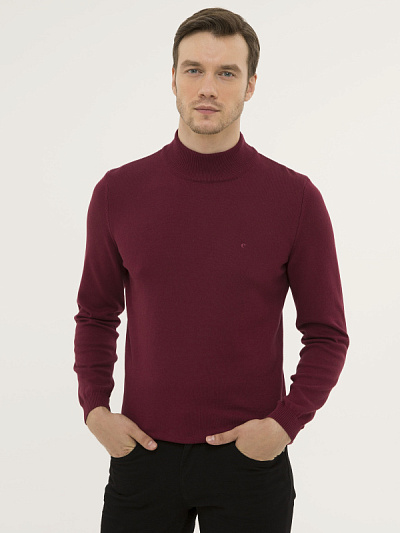 Водолазка хлопковая с воротником-стойка - G051GL0TK0LEOB Кофта муж. (VR014, 2XL)