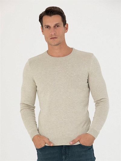 Джемпер трикотажный базовый - G051SZ0TK0LEO Кофта муж. (VR011, XS)