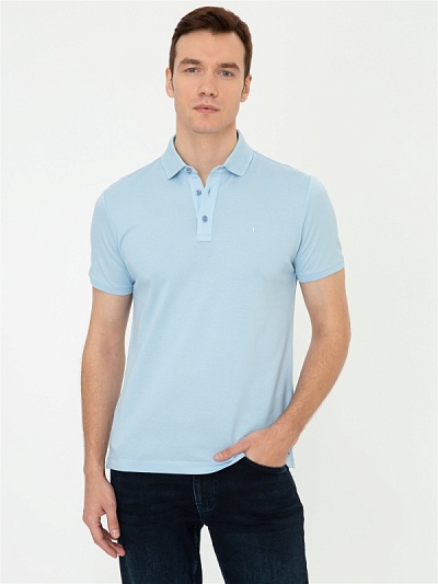 Футболка-поло из хлопка - G051SZ0110CT Футболка муж. (VR095, M)