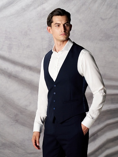 Жилет классический из шерсти - G051SZ0100SARE_LYC/Y Жилет муж. (VR033, 56, 6)