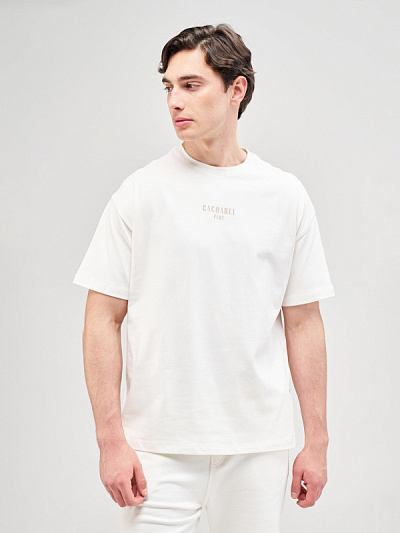 Футболка с надписью оверсайз - G051SZ0110PURETHREE Футболка муж. (VR019, XL)