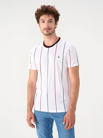 Футболка в полоску - G051SZ0110LE CEUTA Футболка муж. (VR013, L)