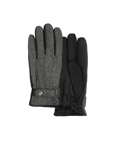 Перчатки кожаные комбинированные - A051SZ0DHDERSPETERY Перчатки муж. (001, M)