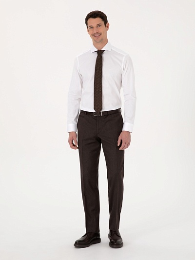 Брюки классические из шерсти зауженные - G051SZ0030VALTUS_LYC/P Брюки муж. (VR029, 58, 6)