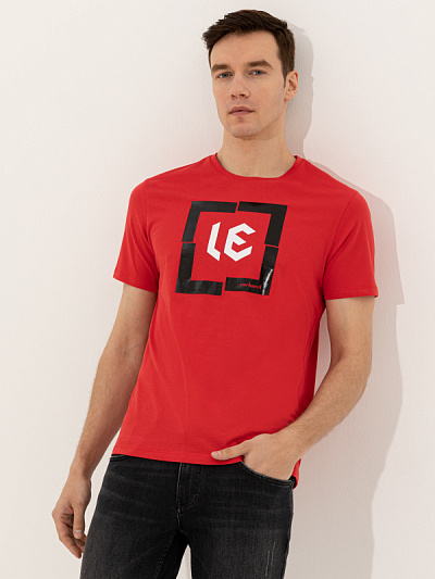 Футболка с принтом "le" - G051SZ0110LEOTA Футболка муж. (VR030, XL)